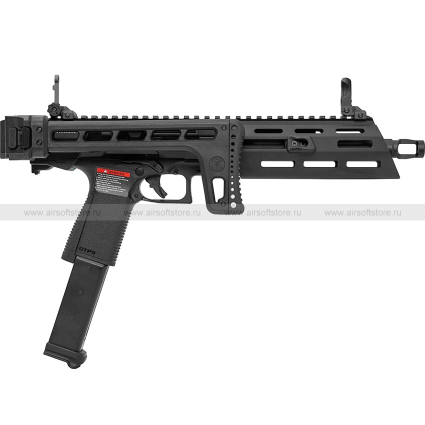 Модель пистолета-карабина (G&G) SMC 9 (GBB) (Black) - Страйкбольный магазин  Airsoft Store