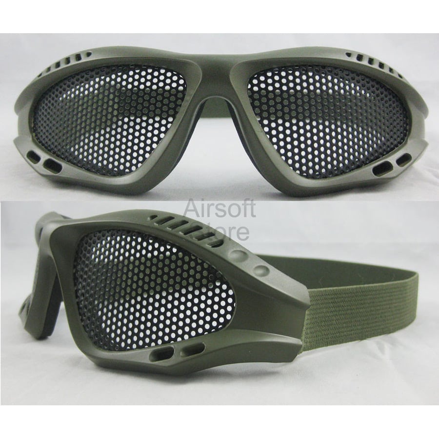 Сетчатые очки G James Goggle (Olive) - Страйкбольный магазин Airsoft Store