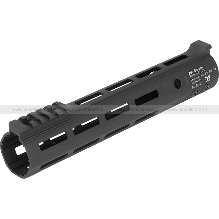 ALG DEFENSE 10 V2 M LOK Rail SHS R080 BK